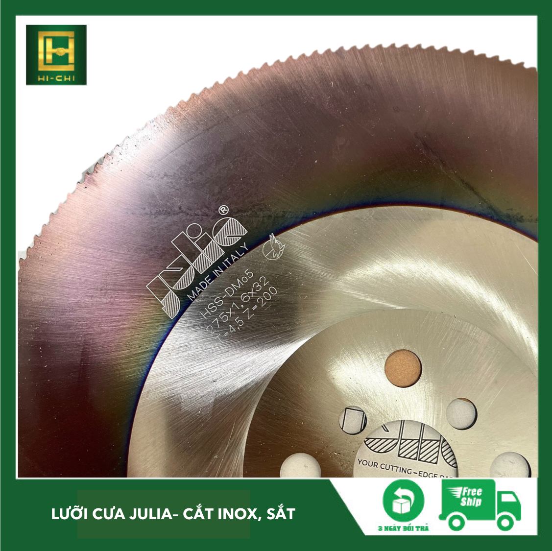 home9-product3-img2 Lưỡi Cưa Đĩa Ý Cao Cấp Cắt Sắt - Inox JULIA 350 x 2.0 x 40 x Z (Z = 240)
