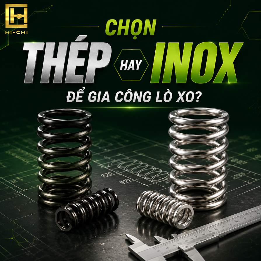 Chọn Thép Hay Inox Để Gia Công Lò Xo? Đâu Là Vật Liệu Phù Hợp Nhất?